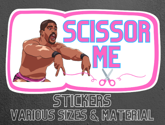 Acclaimed Anthony Bowens Scissor Me Stickers