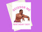 AEW The Acclaimed Anthony Bowens Scissor Me Birthday Boy A5 Birthday Card