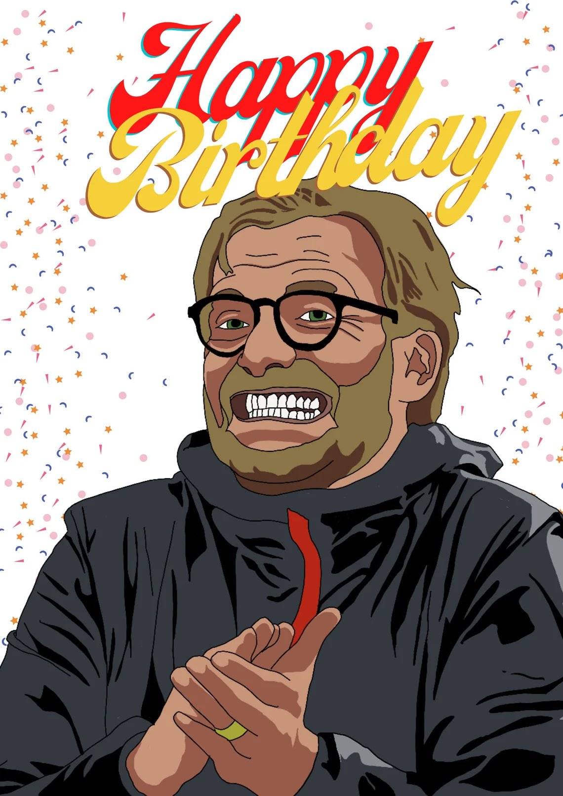 Liverpool Jurgen Klopp A5 Birthday Card